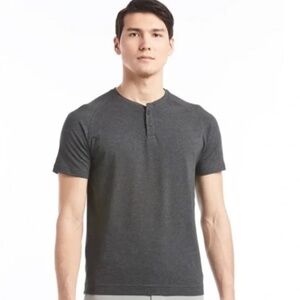 PUBLIC REC MENS GO TO HENLEY SHORT SLEEVE TEE SHIRT TOP PIMA COTTON SIZE XL